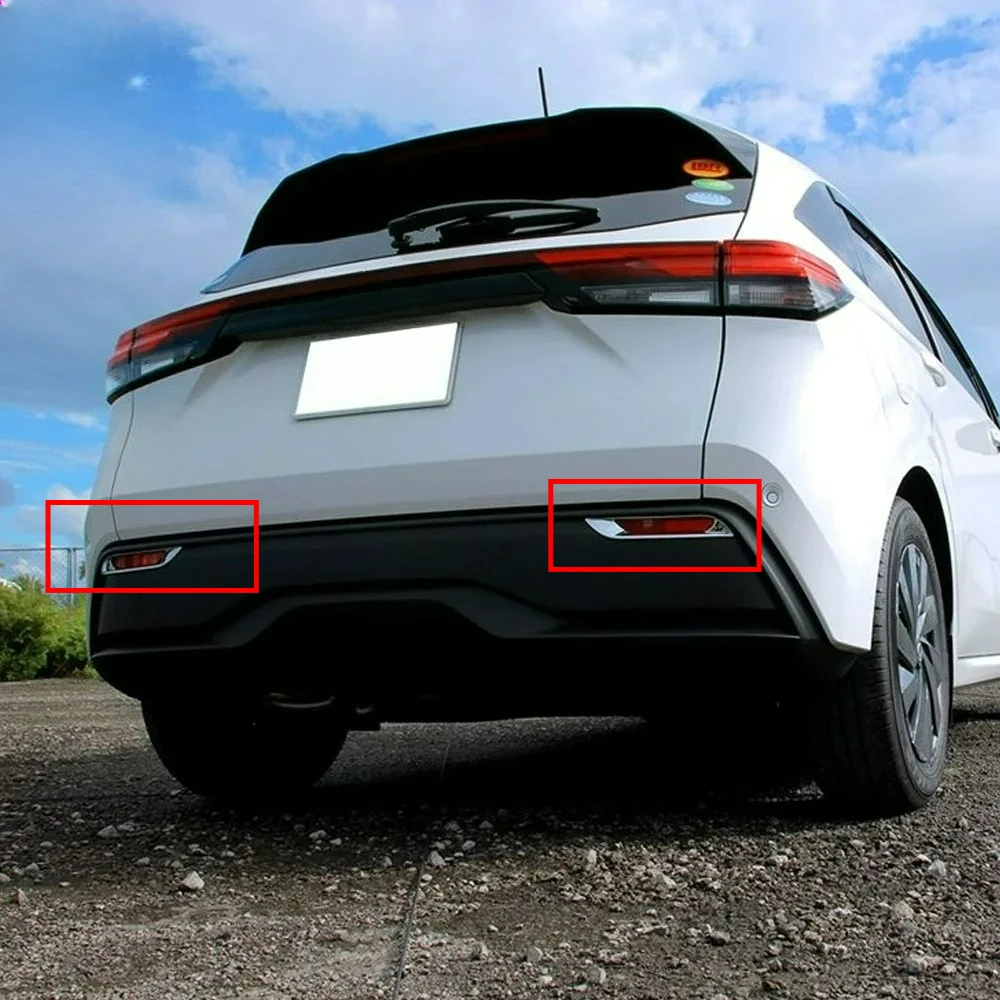 

2PCS Rear Fog Light Lamp Cover Trim Bezel Protective Car Accessories Replacement Accessories For Nissan Note E13 2021 2022 RHD