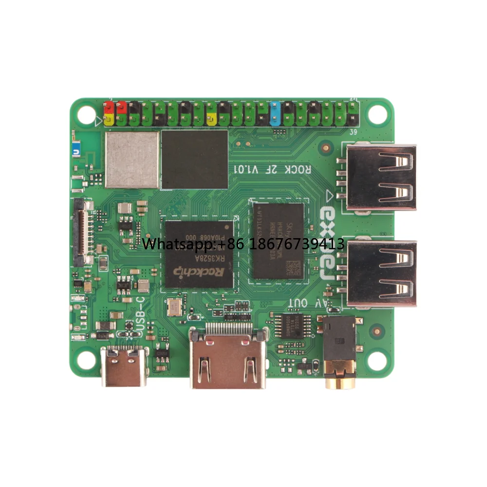 Radxa ROCK 2F RK3528A 4-core CPU, GPU, and with 4K Output Flexible Storage Onboard EMMC  Card Slot Multimedia ARM