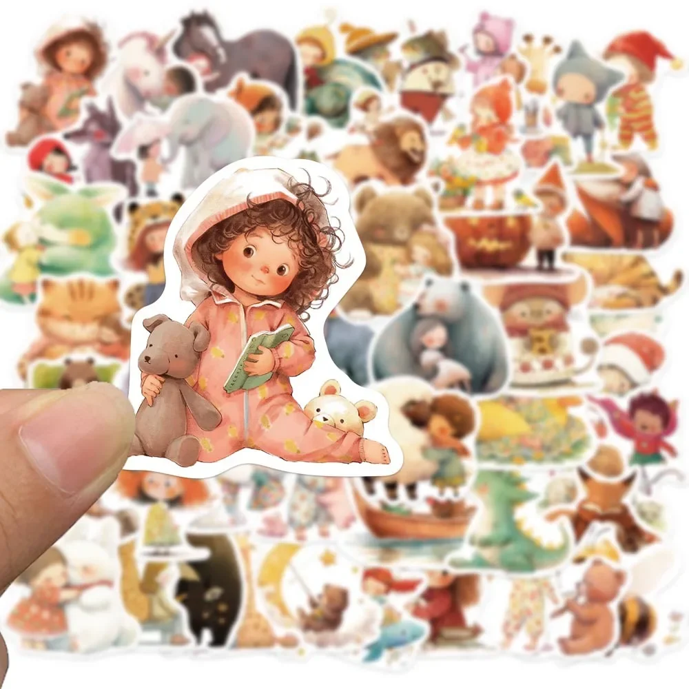 10/30/50Pcs Dream Fairy Waterproof Graffiti Sticker Aesthetic Decorative Luggage Laptop Cup Phone Diary Scrapbook Kids Stickers