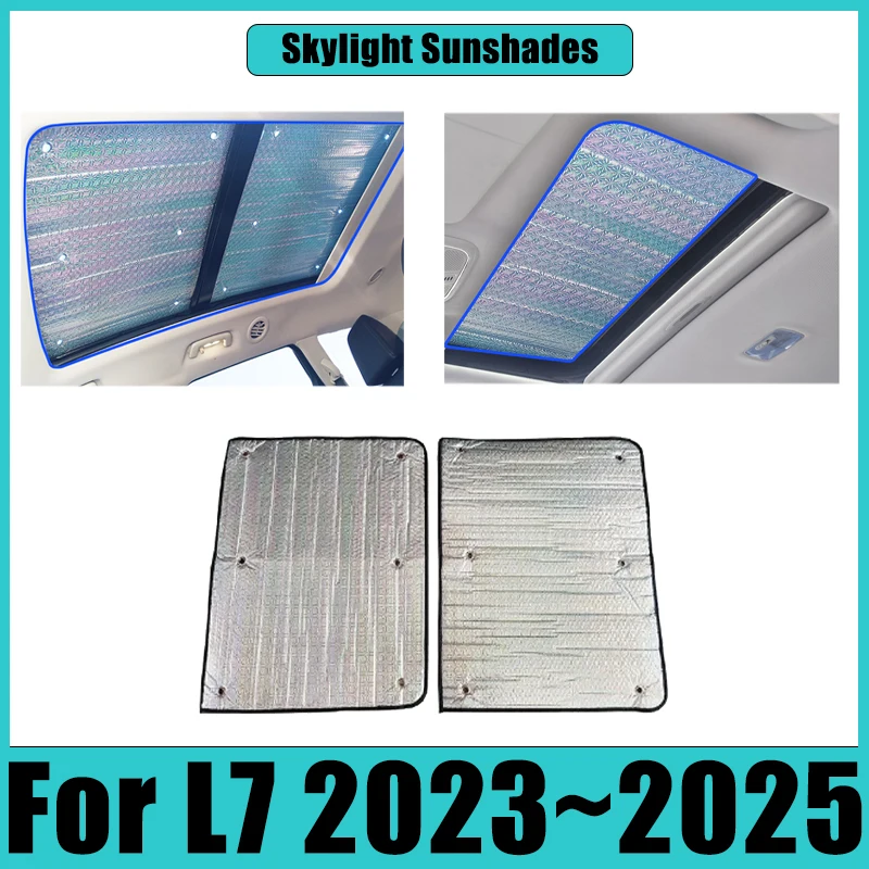 For Li L7 Auto 2023 2024 2025 Accessories Sunroof Window Winshield Sunscreen Sunshine Curtain Covers Sun Visors Auto Accessories