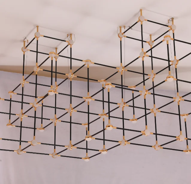 

Modern Designer Decoration Chandelier Lamp for Hotel/Dinning Room Luxury Stainless Steel Crystal Lighting Chandelier