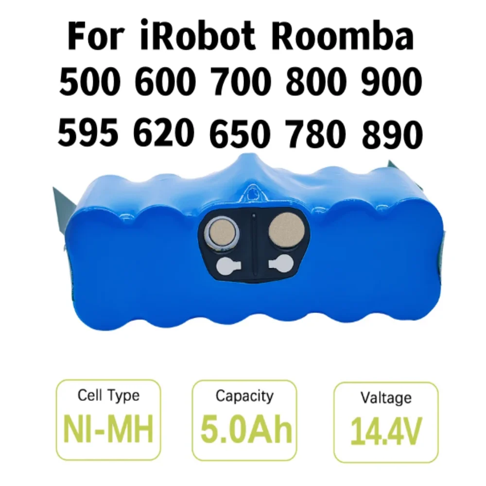 Per iRobot Roomba 500 aspirapolvere 14.4V batteria 900 985 980 960 785 530 560 650 630 620 650 770 780 batteria ricaricabile