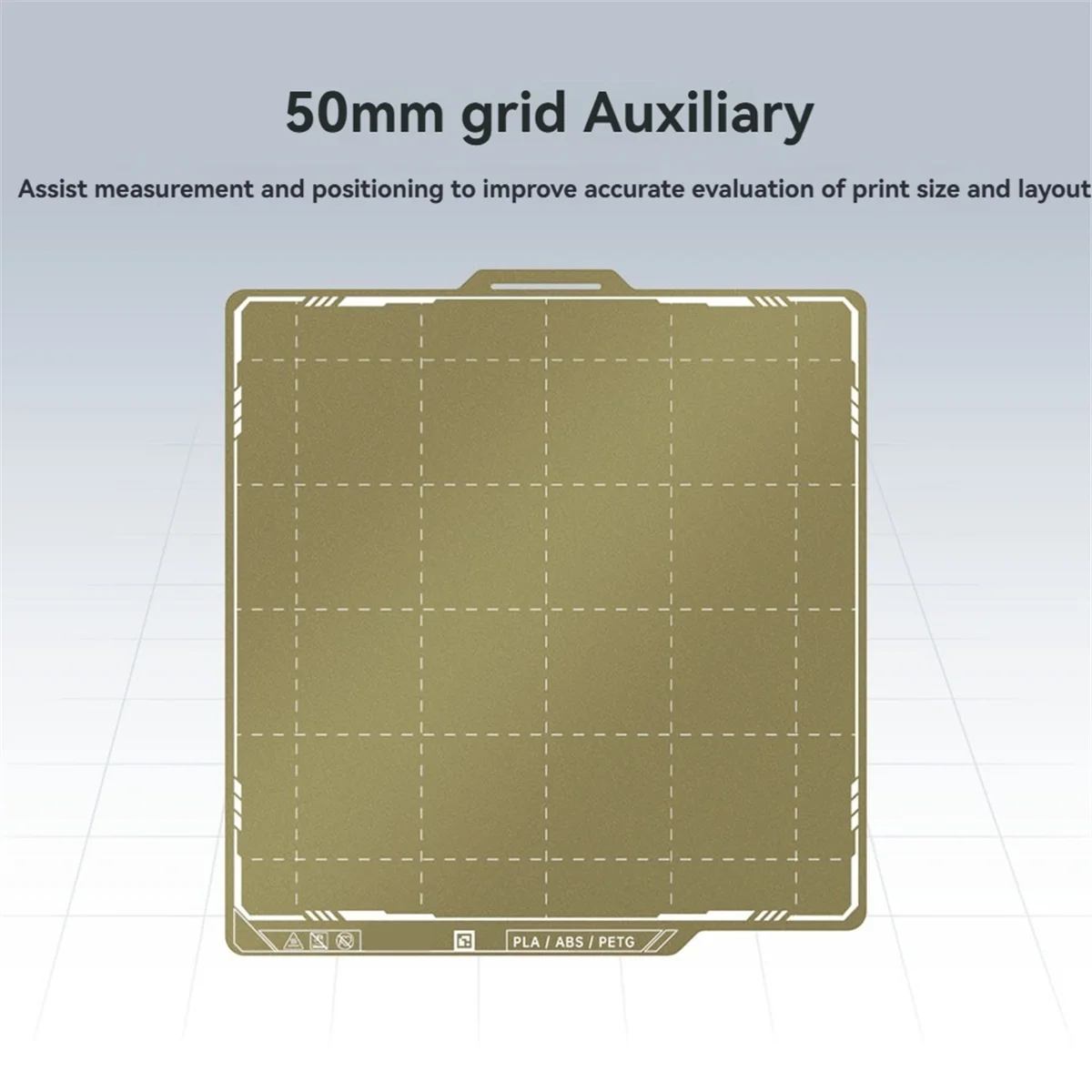 

For Panda Build Plate for Bambu Lab P1S P1P Sheet Spring Steel 257x257mm Textured Pei Sheet for Bambulabs Heated