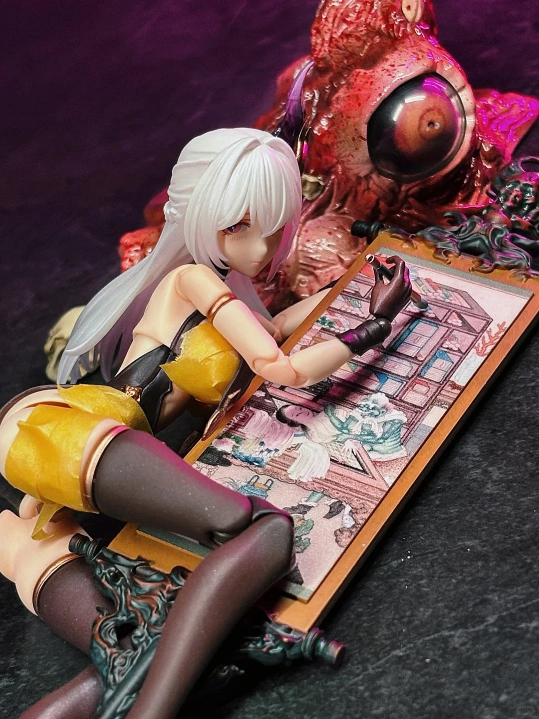 BearPanda EIIFOX 1/12 Maßstab Bewegliche Actionfigur Hua Xia Gods And Ghosts Serie Hua Pi mit Zubehörpaket für Anime-Fans