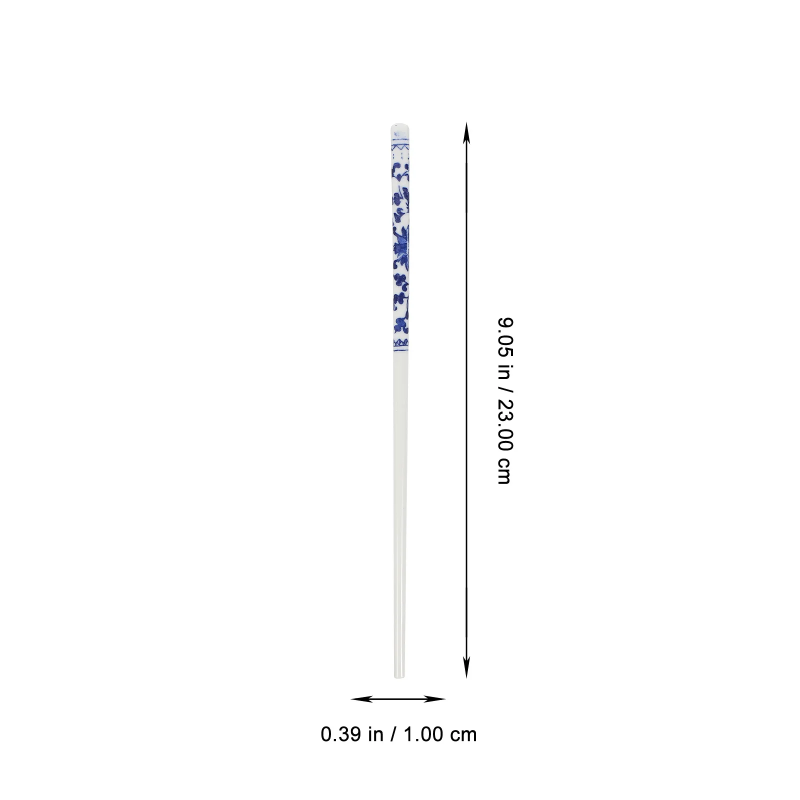 

10Pairs High Quality Reusable Ceramic Chopsticks Blue and White Porcelain Finish Long Design for Korean Bbq Noodle