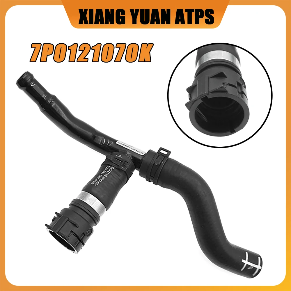 

95810637010 7P0121070K Engine Coolant Iron Pipe Refrigerant Hose For Porsche Cayenne VW Touareg 3.0L 2012 2013 2014 2015-2017