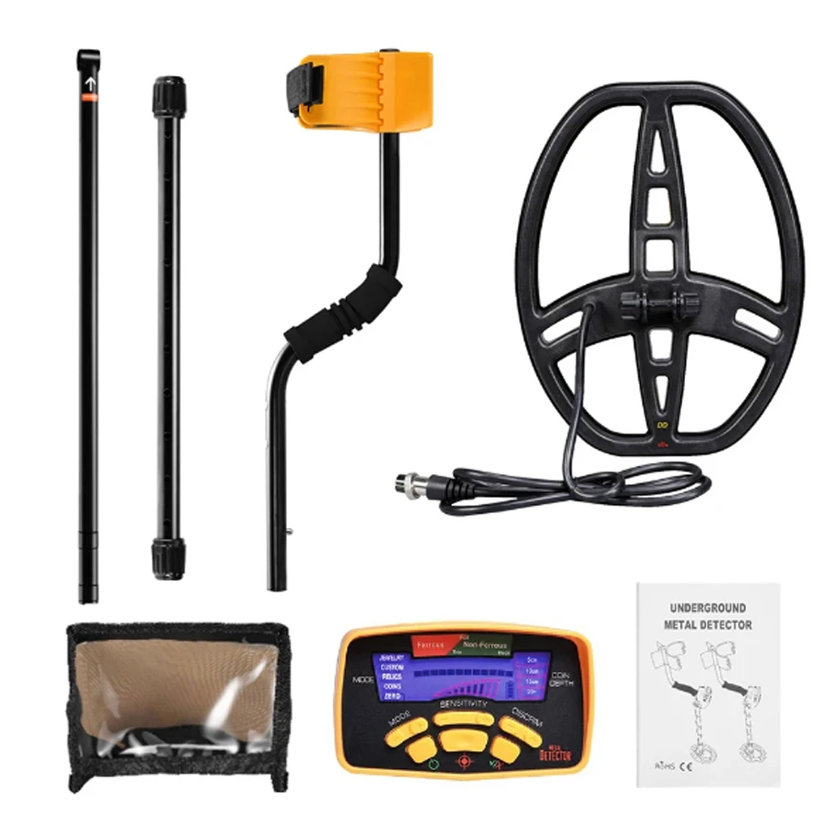 MD-6350 Underground Metal Detector Gold Digging Treasure Seeker Depth Accurate Positioning Outdoor Waterproof Metal Detector