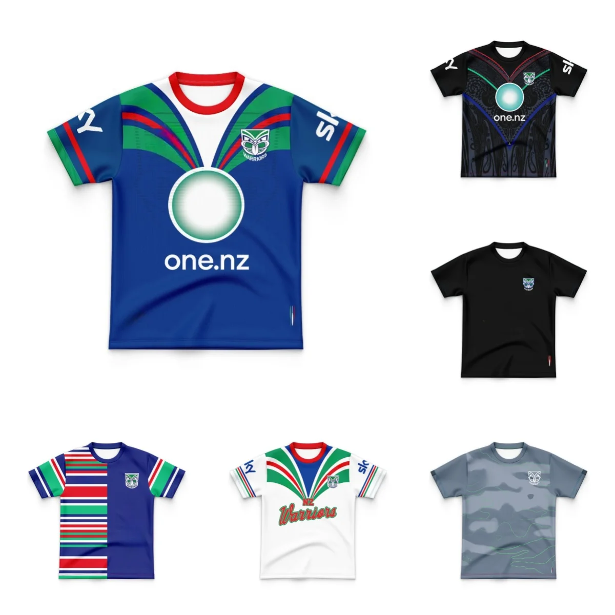 

KIDS 2024 NEW ZEALAND WARRIORS MENS REPLICA HOME JERSEY