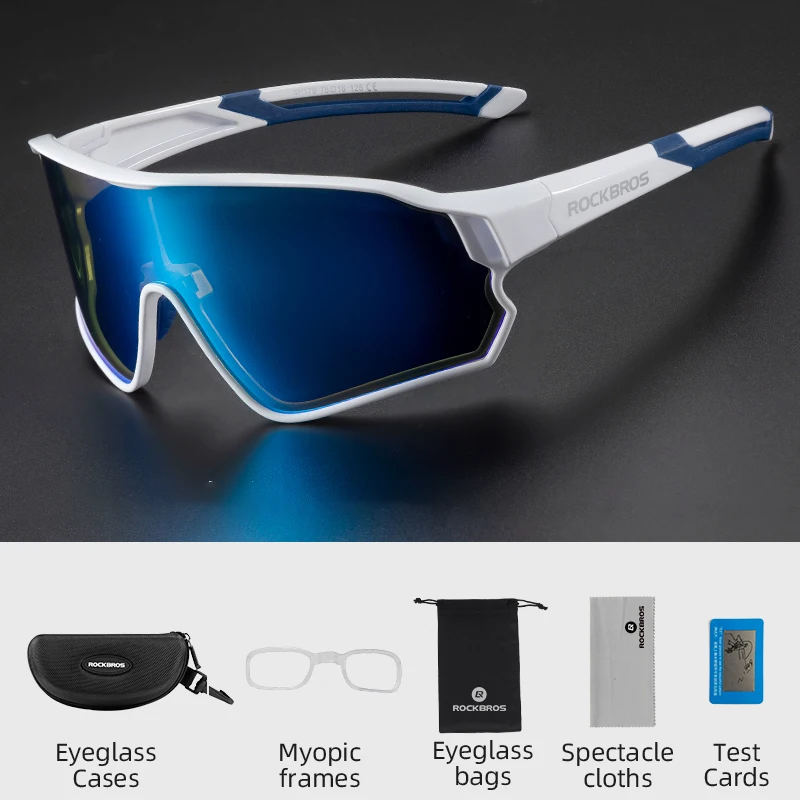 ROCKBROS Polarized Cycling Sunglasses Large Frame 3