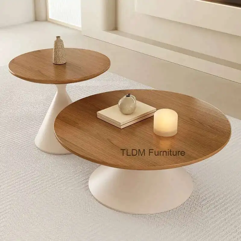 

Cream Style Coffee Table Simple Design Nordic Trendy Coffee Tables Luxury Display Mesa De Centro Sala Living Room Furniture