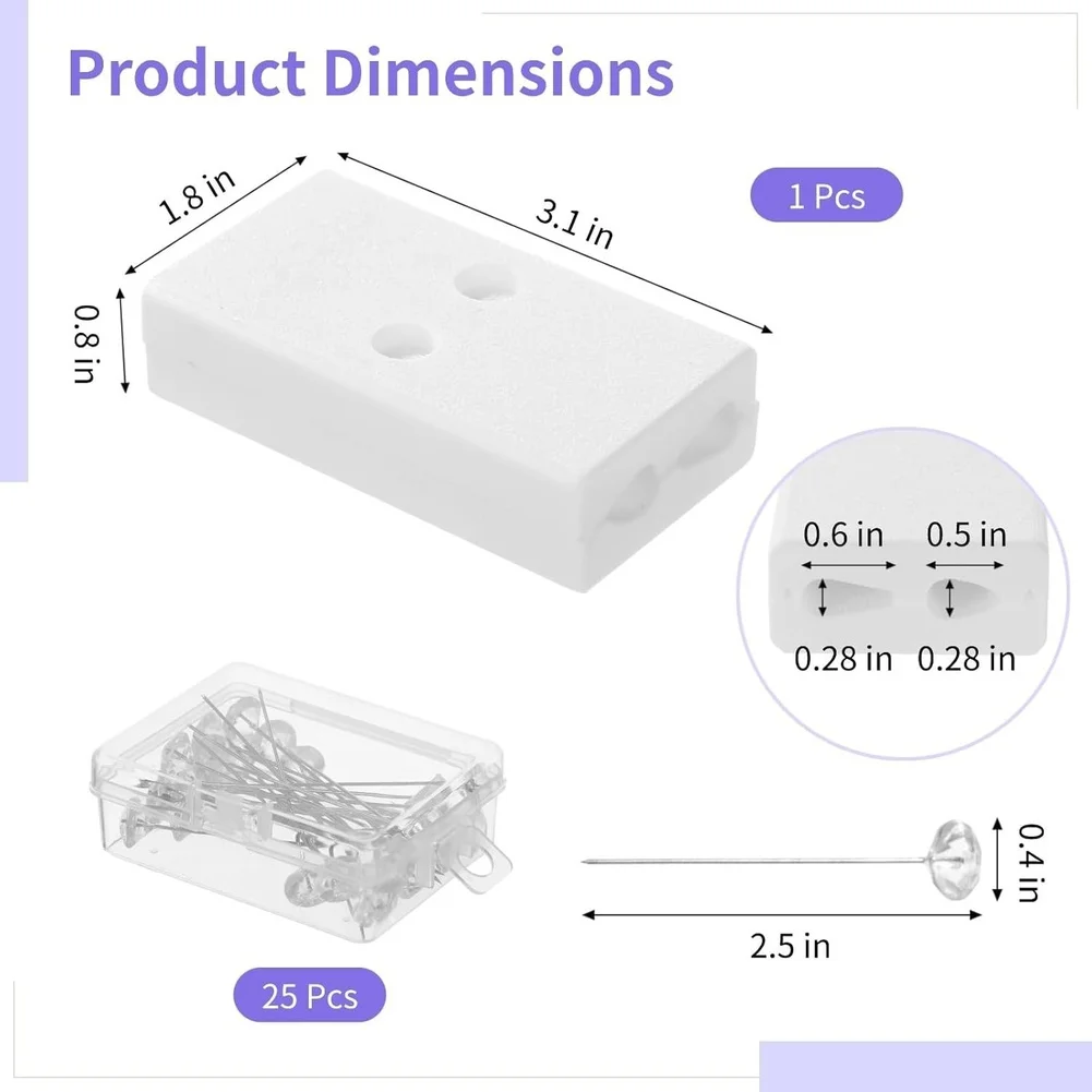 

Набор для создания бусин из полимерной глины: пресс для формирования и пробойник с формами для серег и 25 иглами для пирсинга, инструменты для рукоделия
