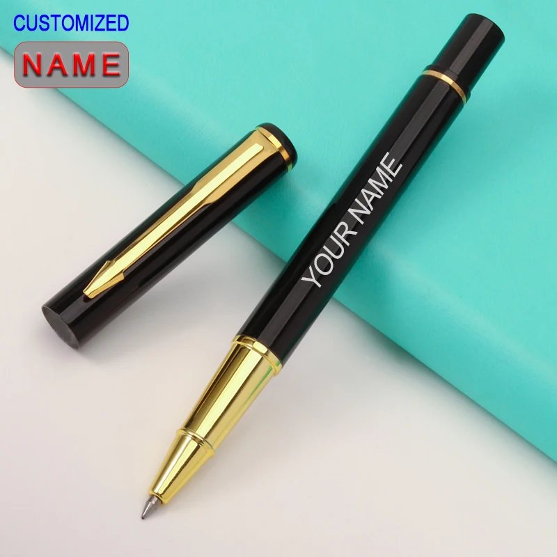 Engraving Custom Gel Pen Funny Text Writing Pretty Stationery Office Accessories School Supplier 2024 Novel Luxury Korean Cool