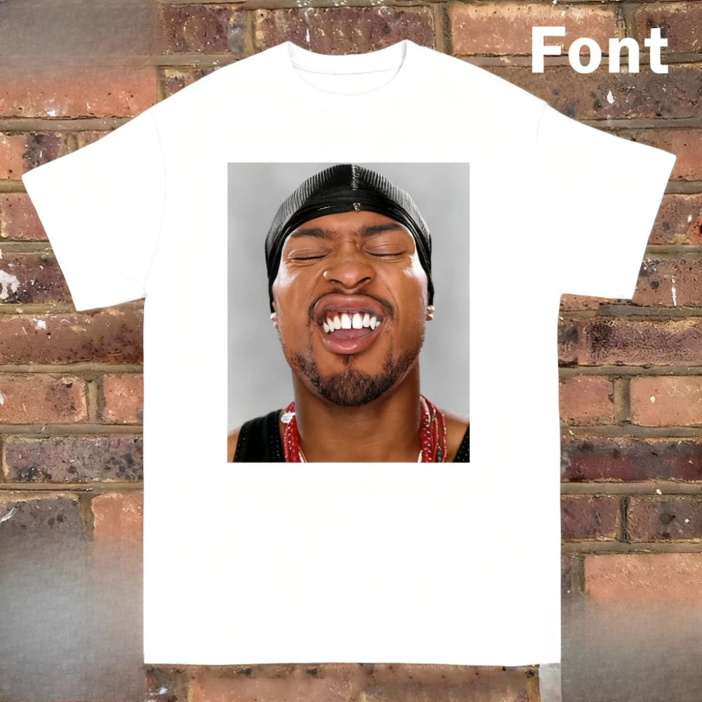 

D'Angelo Big Face 1974-2025 TShirt Unique Commemorative Clothing Soul Legend Memorial T-Shirt R&B Singer Fans Men Women Tee Tops