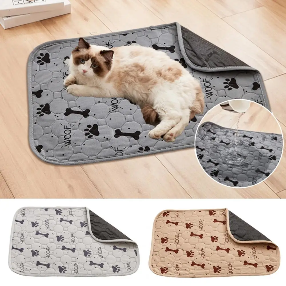 Dog Diaper Pad Pet Training Pad Highly Absorbent Extra-Soft Quick Dry Cartoon Print Washable Pet Dog Puppy Pee Pads Dog Pads