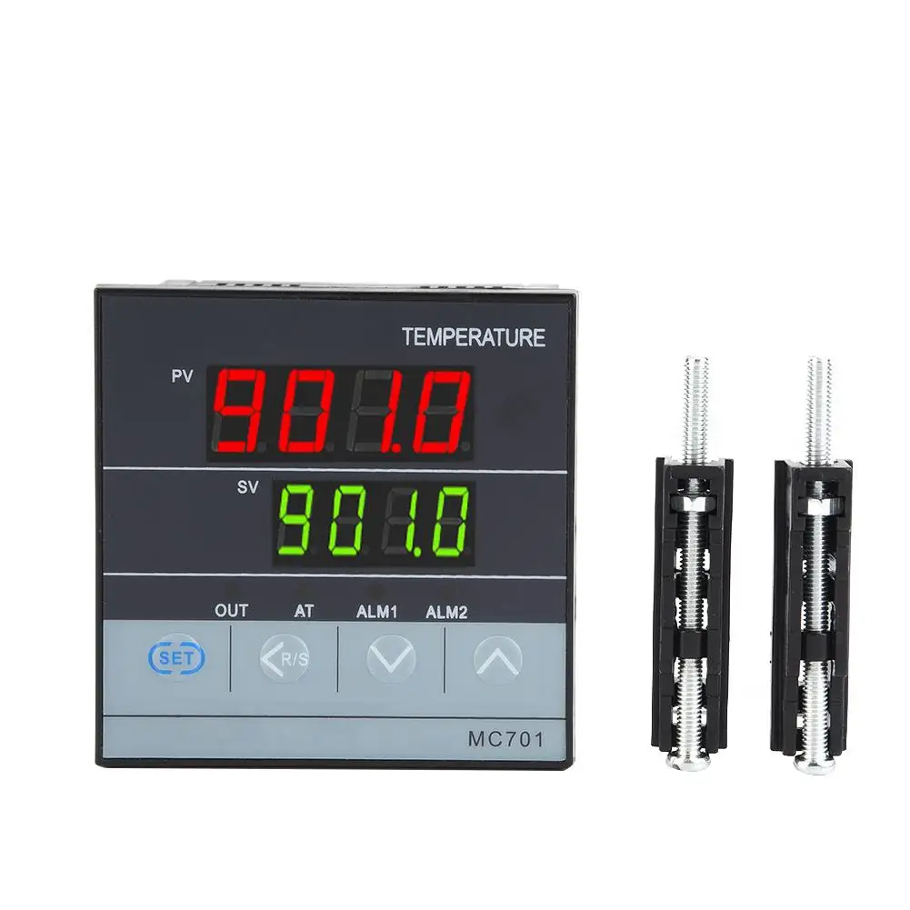 

MC701 Digital PID Temperature Controller - K Type & PT100 Input, Relay SSR Output for Accurate Temperature Control