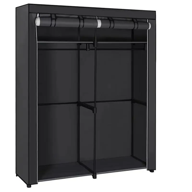 Foldable Metal Double Layer Wardrobe Simple Design Easy to Assemble Custom Closet Free Shipping