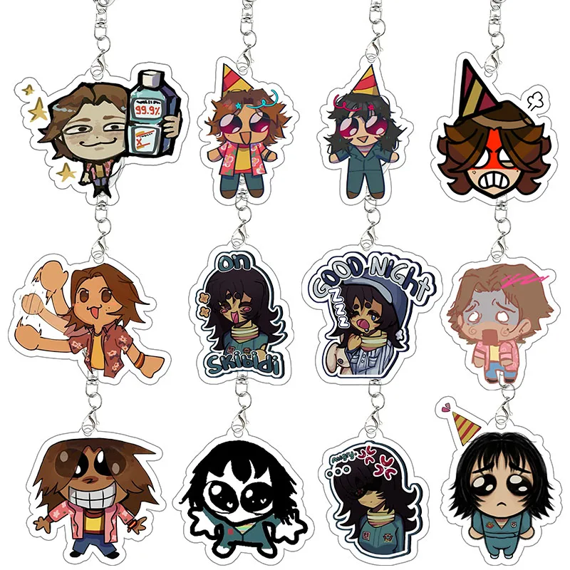 Mundspülungs-Acryl-Schlüsselanhänger-Anhänger, Anime-Cartoon-Kawaii-Dekorationszubehör, Schultaschen-Accessoires, Erste Wahl für Mädchen, Geburtstagsgeschenk