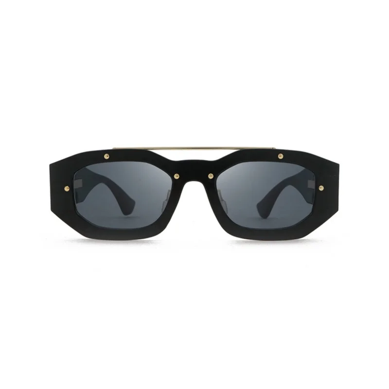 Rectangle Brand Designer Men Driving Sunglasses Oculos De Sol Masculino Square Outside Steampunk  Unisex Gradient UV400 Lens image 2