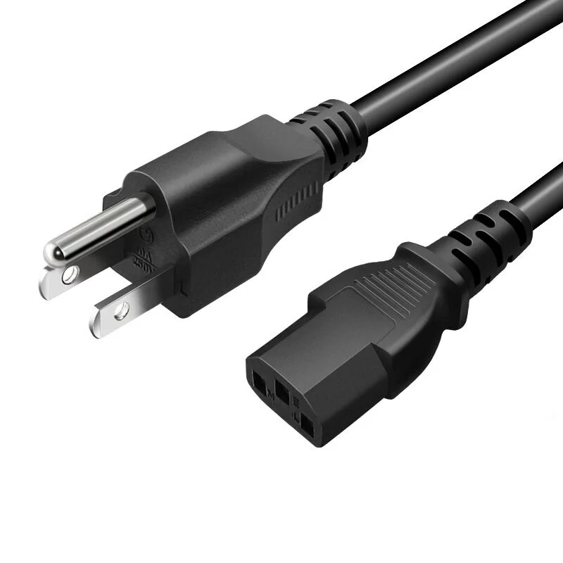 Eu Universal Adapter Cable 3-pin Pure Copper Power Cord Dc Electrical Appliance Charging Adapter Cable Computer Cable Connector