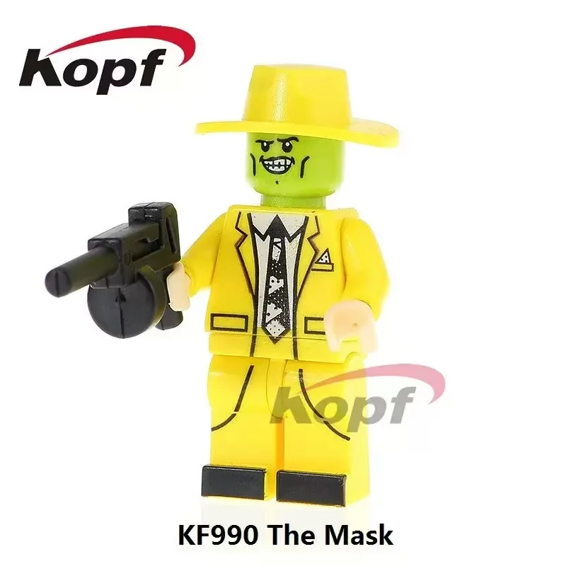 KF990 ABS Plastic Fantasy Comedy Film Character Bricks Building Blocks Children Gift Toys Mask view 3