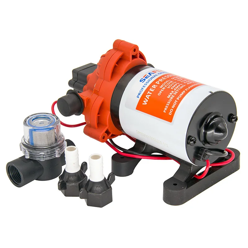 33 Series Self-Priming Pumps Water Pump On-Demand with Built-In Pressure Switch 3GPM 45PSI 12V