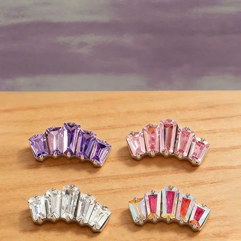 ASTM F136 Titan Quadratischer Kronen-Lippenpiercing-Ring 16G CZ Labret mit Innengewinde für Tragus, Helix, Knorpel, Nase, Ohrringe – Detail 4