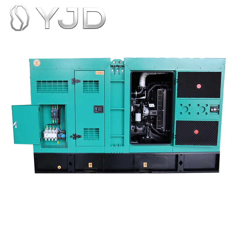 50KVA 40KW for Engine Silent Diesel Generator ATS Mobile Industrial Power Station 3 Phase/Single Phase 12 Months Warranty