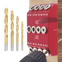 Angle Drill Guide Jig 30 45 90 Degree for Cable Railing Lag Screw Kit Wood Post Drilling Degree Angle and Straight Holes Durable