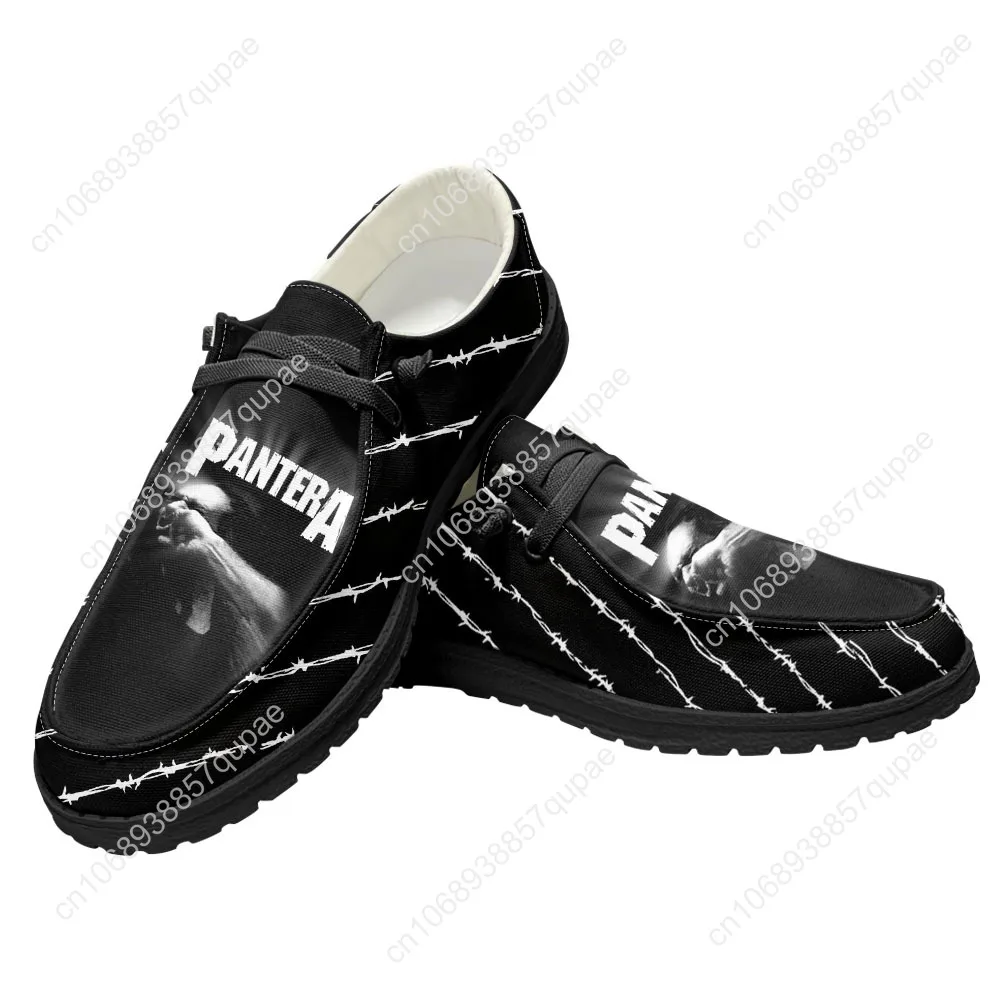 Pantera Metal Band Freizeitschuhe Rock Band Herren Damen Flacher Schuh Atmungsaktive Outdoor Leichte Schuhe Paar Maßgeschneiderter Schuh