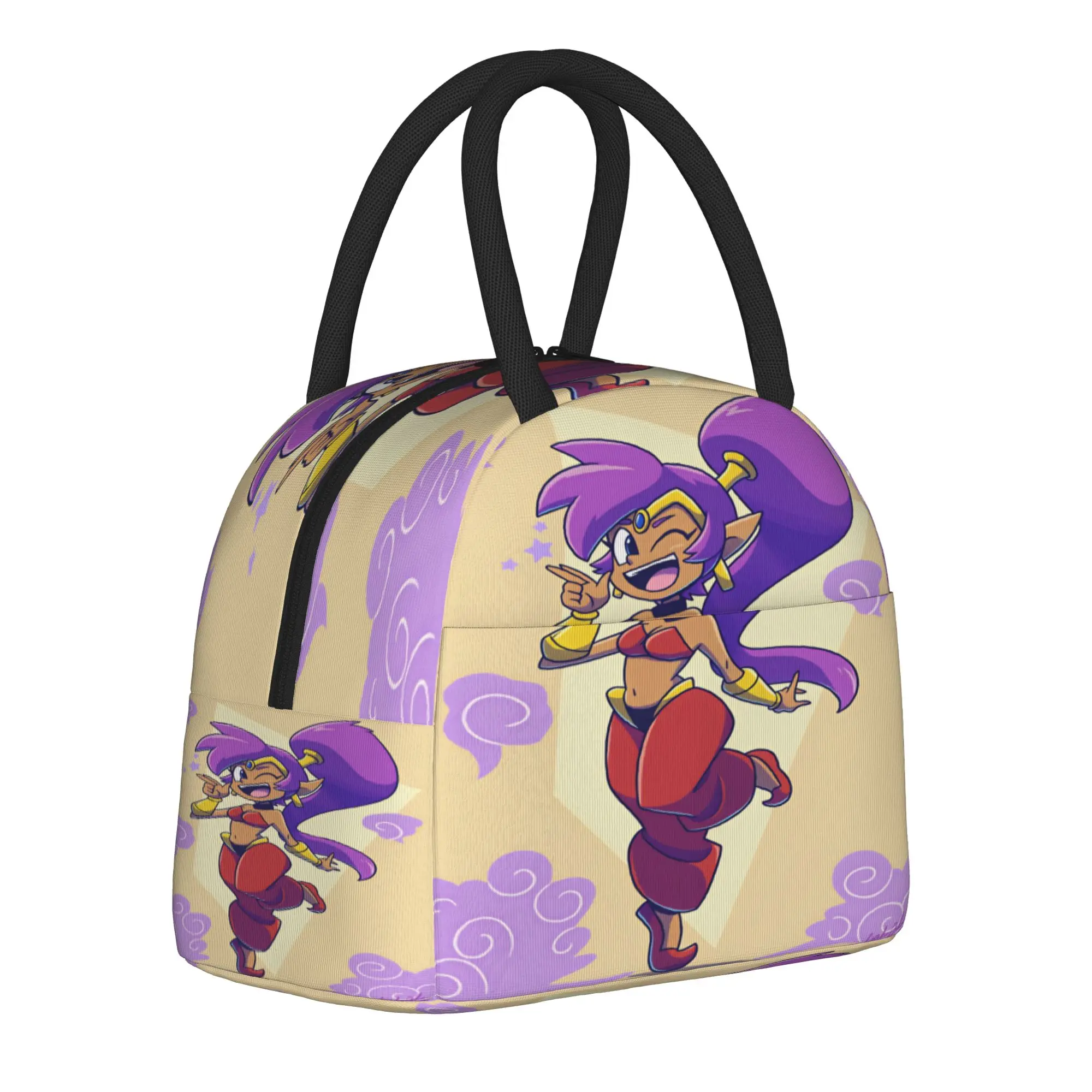 Shantae Half Genie Lunch Bag  Kawaii Lunch Box For Women Picnic Portable Cooler Bag Waterproof Designer Tote Food Bags