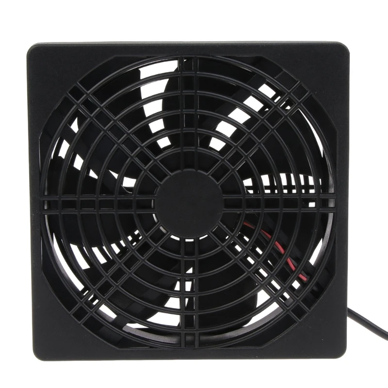 

120mm Cooling Fan USB Powered Low Noise 5V 12cm PC Computer Heatsink Fan for Router Optical Set-top Box Computer Dropship