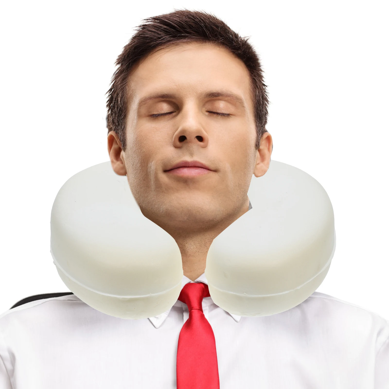 

Memory Foam Face Pillow Beauty Salon Spa -shaped Headrest Reusable Neck Support Travel Wedge Cushion Pad