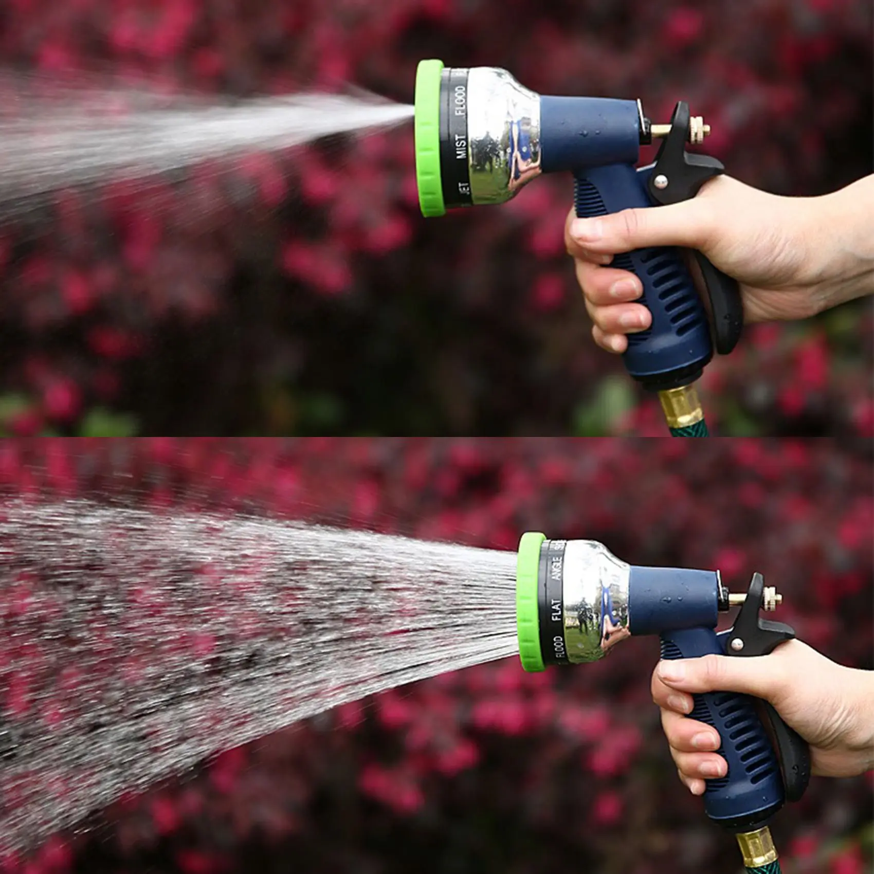 

VELIF-Garden Hose Sprayer For Watering Plants To Clean Car Shower Pets, With 9 Adjustable Modes, High Pressure And Heavy Duty