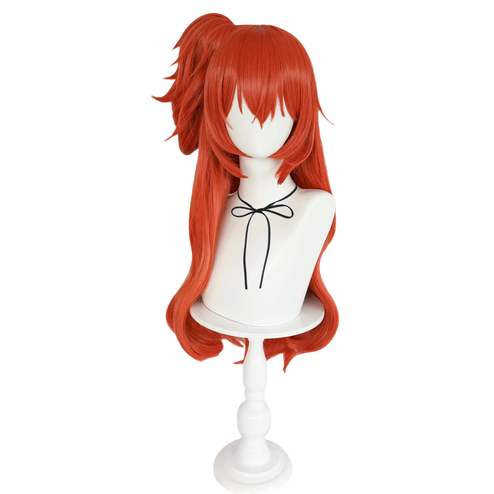 Anime Inaba Meguru Cosplay Perücke Rollenspiel Orange 72CM Langes Haar Cosplay Perücke für Halloween Karneval Party