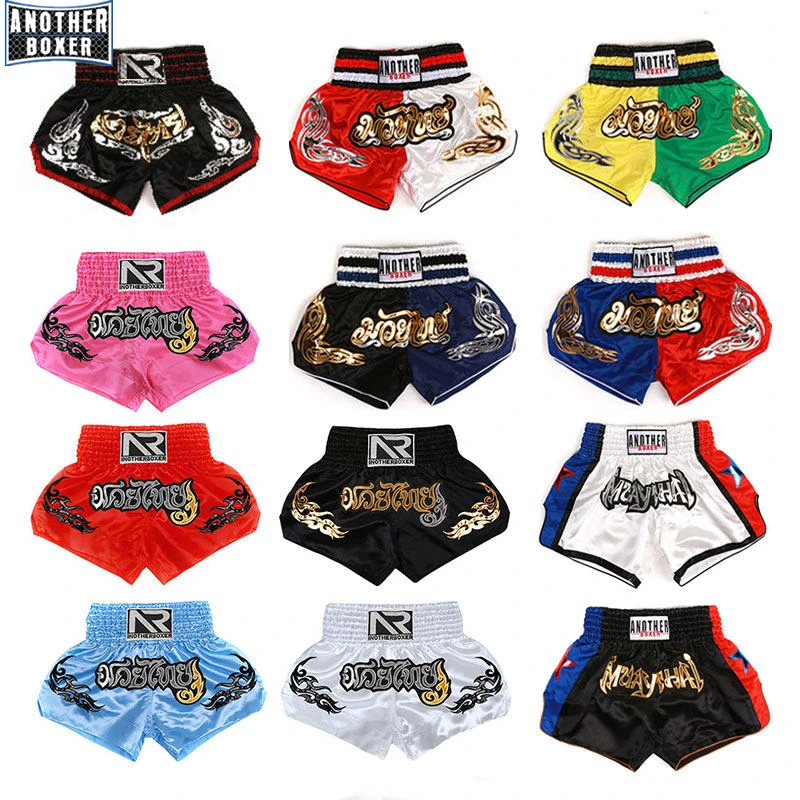 Muay-Thai-Shorts für Kinder, Tai-Boxshorts für Männer und Frauen, Kampfsport-Trainingskleidung, Boxhosen, MMA-Shorts