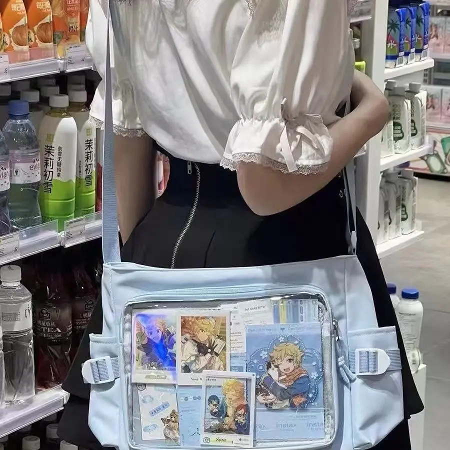 Tägliche vielseitige Y2k Ulzzang Ita Bag One Shoulder Class Umhängetasche Schultasche Harajuku Mädchen große Kapazität Casual Itabag – Detail 6