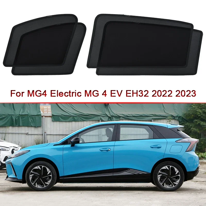 

Car Side Window Sunshades Magnetic Adsorption Curtain Privacy Car Sun Shade UV Reflection For MG4 Electric MG4 EV EH32 2022 2023
