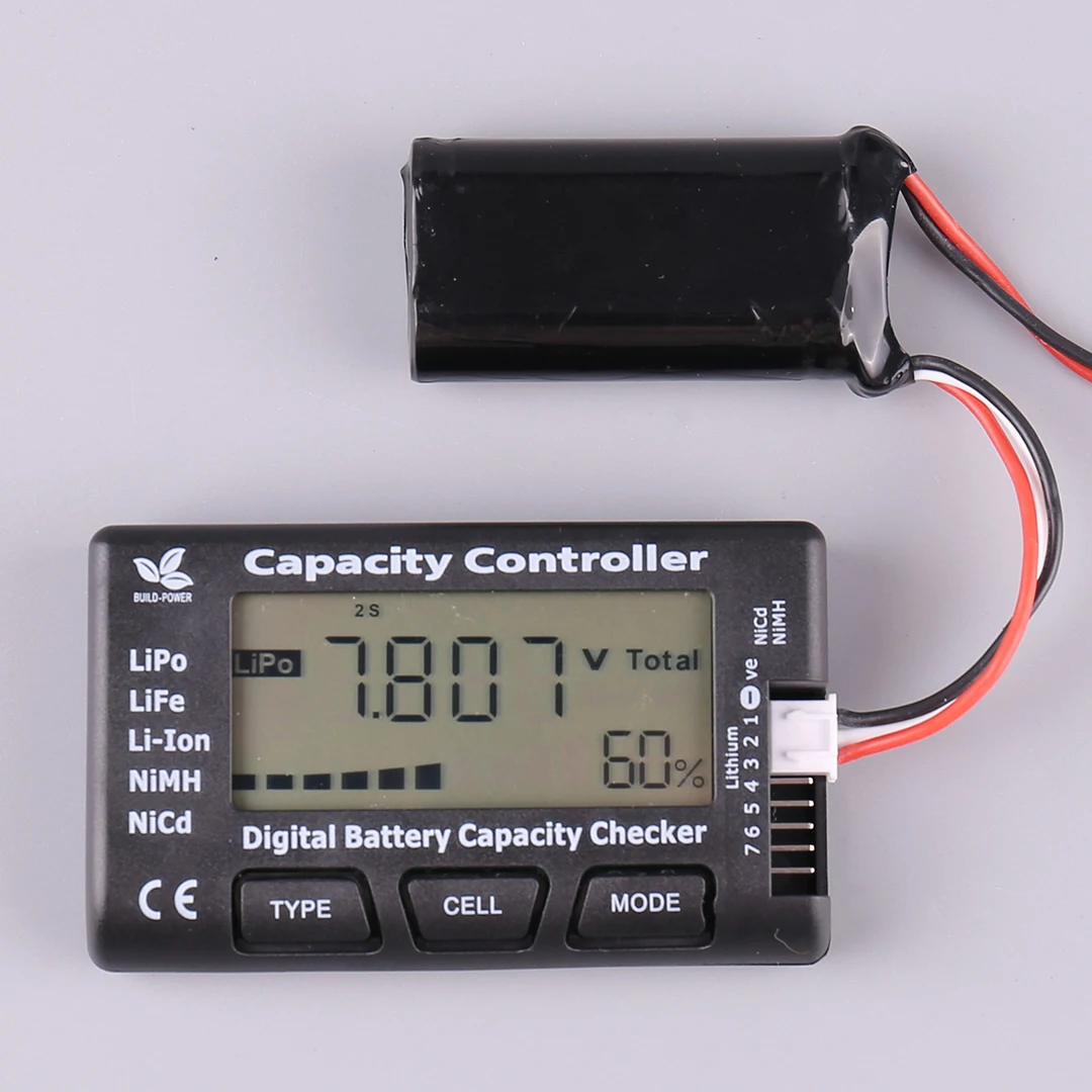 CellMeter7 V2 with balance function Digital Battery Capacity Checker voltage meter cellmeter-7 for LiPo/LiFe/Li-ion 2-7S 0.001V - Image 6