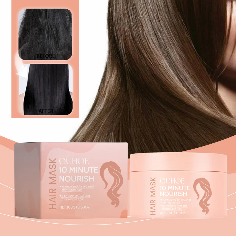 

Superfood Hair Mask - Deep Repair & Frizz Control - 10 Minute Treatment for Dry, Damaged Hair - Adds Shine & Softness