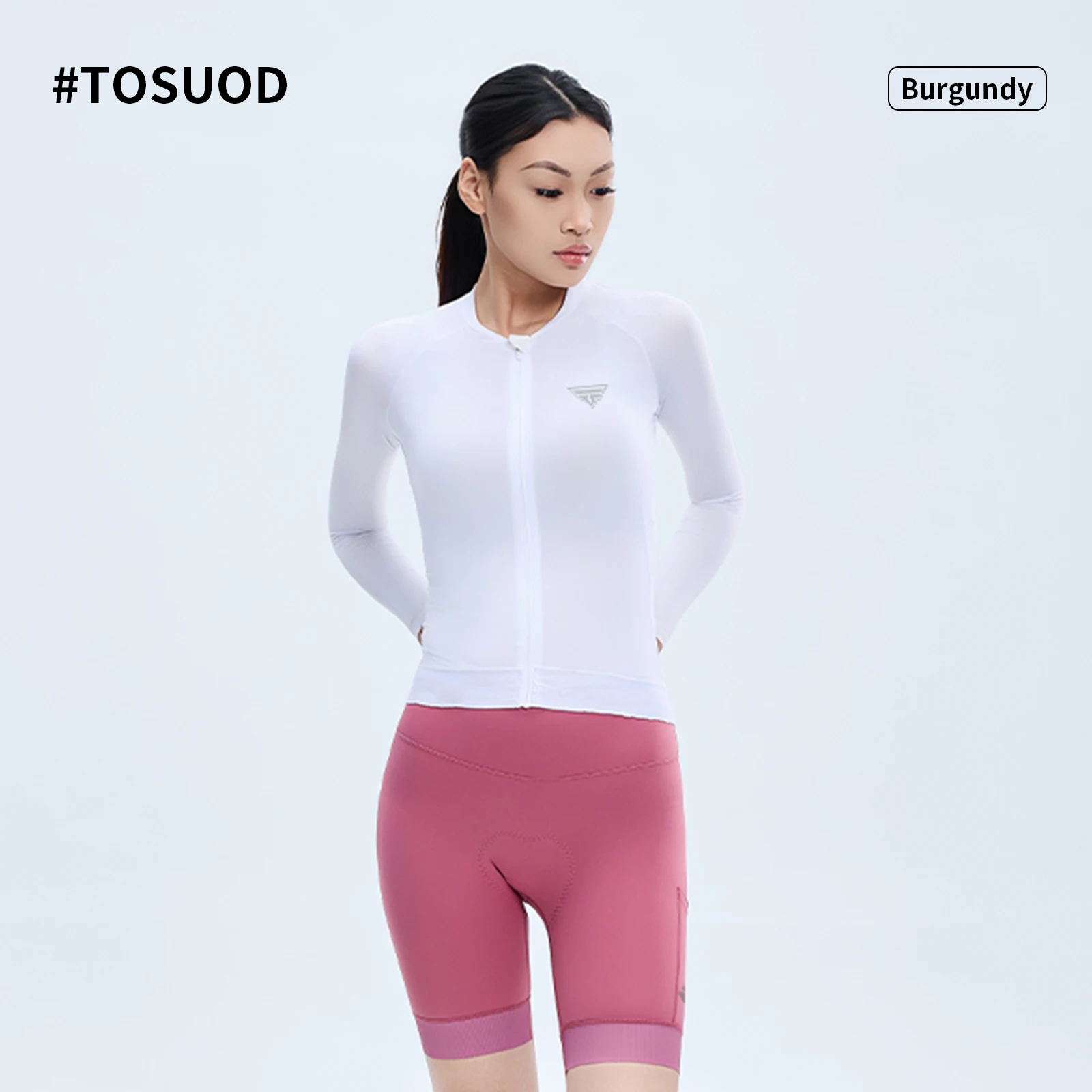 TOSUOD Damen 3D-gepolsterte Fahrradshorts mit Seitentaschen-Design, atmungsaktive Radhose für den Sommer im Freien – Detail 8