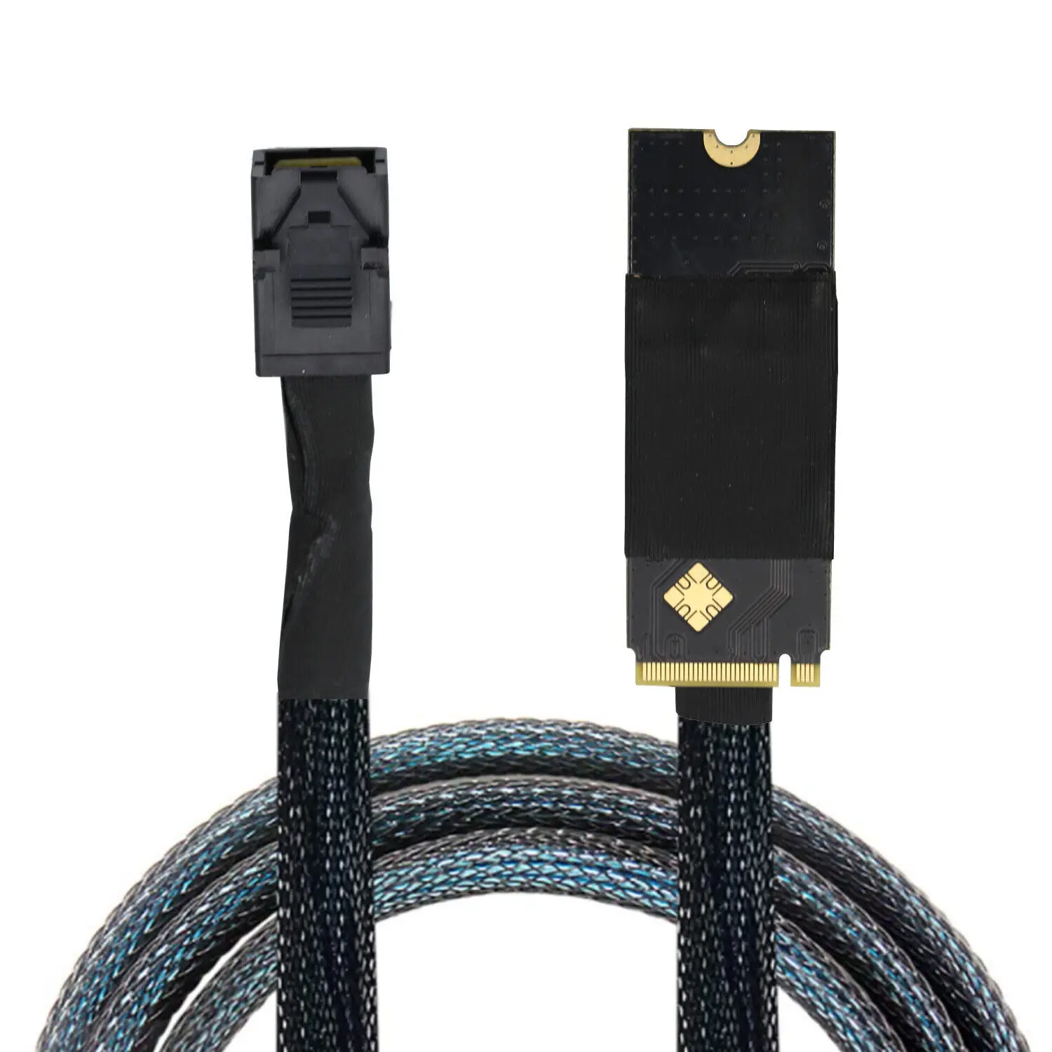 M.2(M-Key) SFF-8643 اتصل بكابل تحويل الخادم عالي الدقة SAS SFF-8643