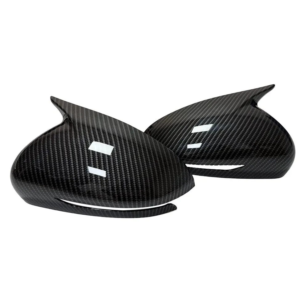 ل Genesis G70 2017-2023 سيارة ملصق الرؤية الخلفية غطاء مرآة جانبية غطاء الجناح الباب الخارجي الرؤية الخلفية حالة الكسوة ألياف الكربون نظرة #4