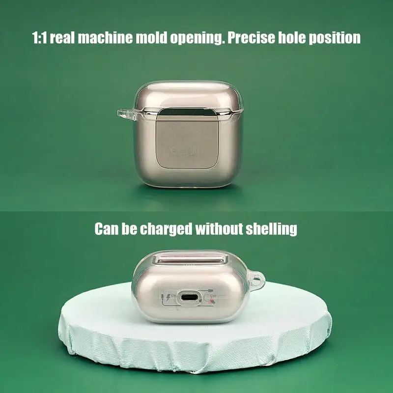 For JBL TOUR PRO 2 Headphone Shell Waterproof TPU Earbud Shell Transparent Protective Earphone Protector Portable Earphone Case