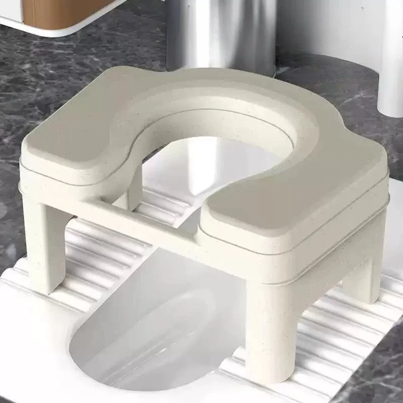 Saddle Small Stool Pouffe Squat Toilet Portable Seat Shower Stool Anti Slip Elderly Sillas Para Showers Bathroom Home Furniture