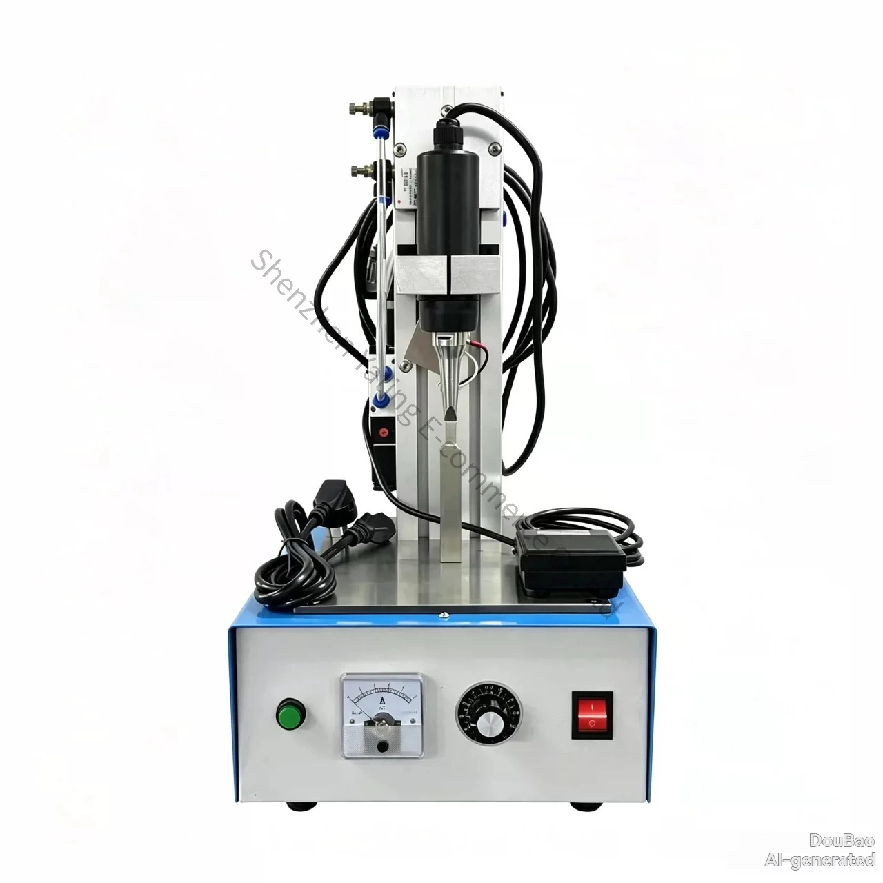 35K Ultrasonic Small Spot Welding Machine Welding Webbing Ear Strap Cake Fruit Plastic Box Positioning Point Melting Machine