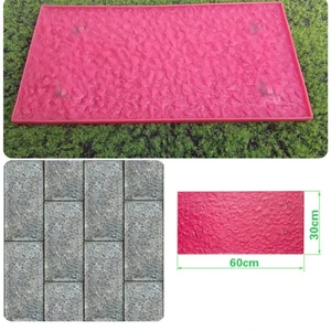 Steinstein-Zementdruckform, handgepresste Plattenform Blestone, Reliefzement Simulation terrestrisch 8 Hauptverkaufsmarken Betonboden - №5