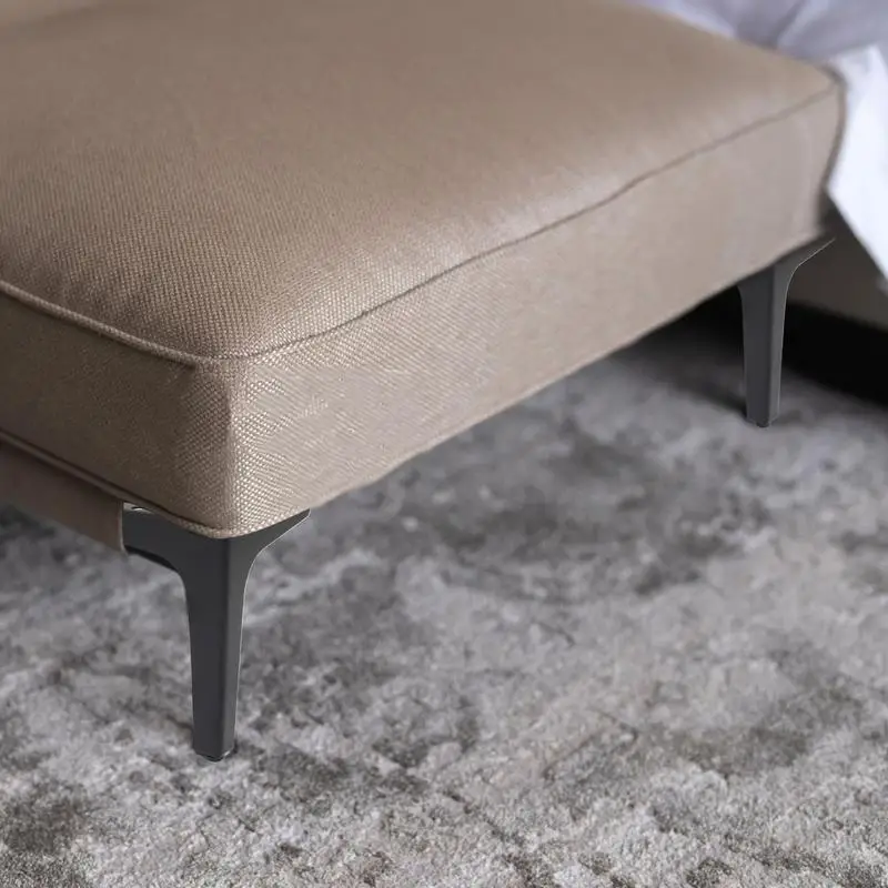 4 Buah Kaki Furnitur Modern Logam Penyangga Segitiga Pengganti Dasar Bersudut untuk Perangkat Keras Dapur Keluarga Makan Meja