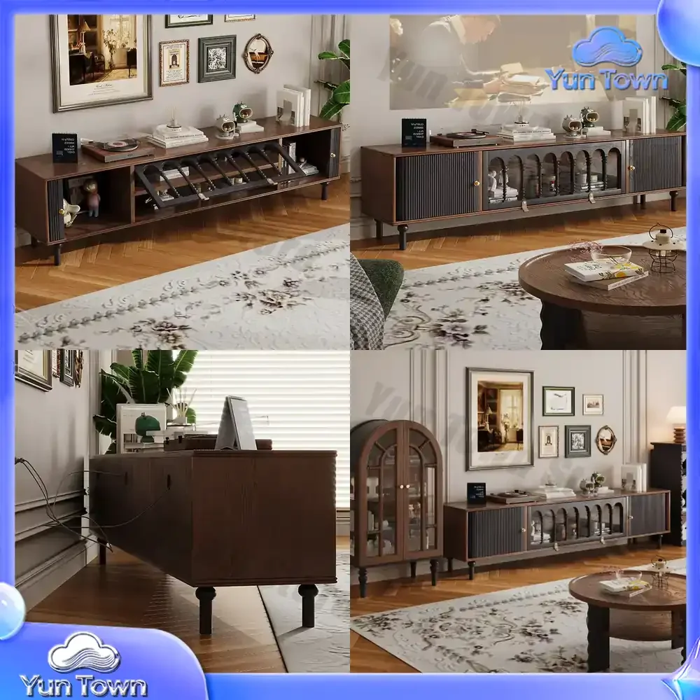 Luxuriöse TV-Ständer im minimalistischen Design für Filme, universelle moderne Archivierungs-TV-Ständer für den Salon und Zuhause