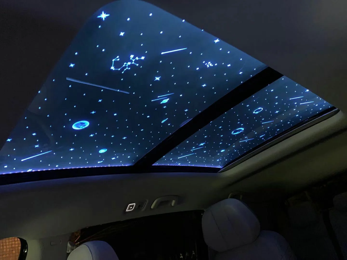 Universal Sunroof Automotive Parts Accessories Led Interior Romantic Car Panoramic Sunroof Starry Sky Film