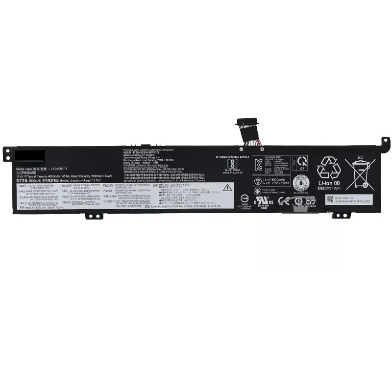 

НОВЫЙ аккумулятор 11,4 В L19M3PF7 SB10W89840 45 Втч для IdeaPad Gaming 3i 15IMH05